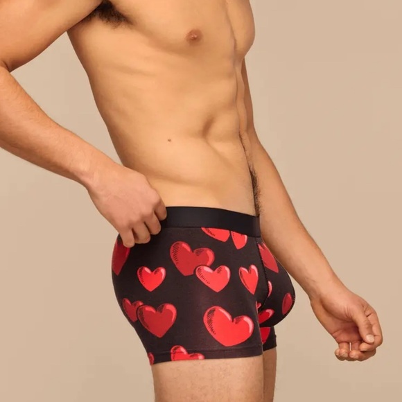 NWT, MeUndie,UltraModal Core Trunk, Floating Hearts,L, Heritage Crew Sock, S - Picture 3 of 6